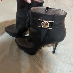 Black Versace Boots Size 37